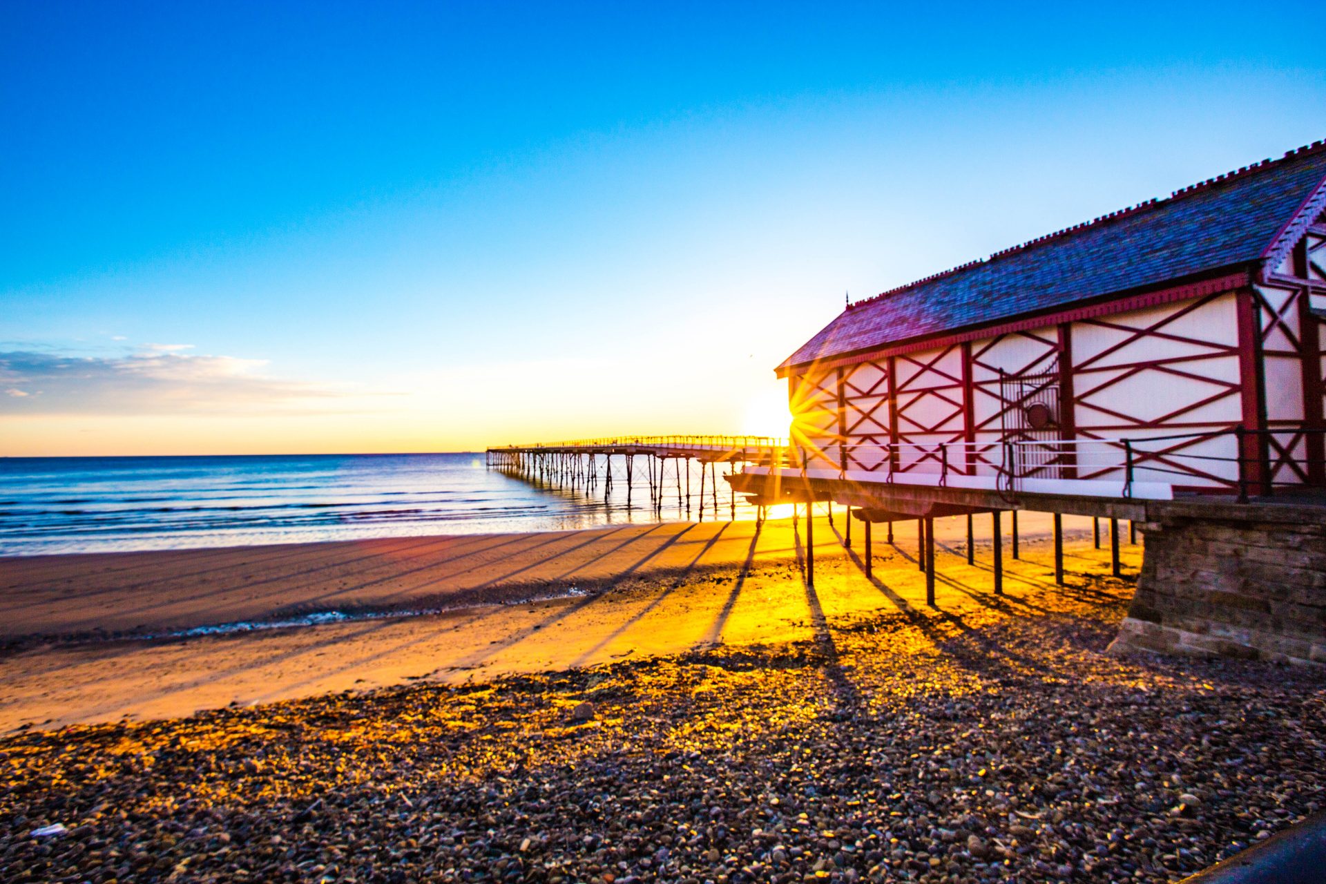 Sunrise at Saltburn Pier