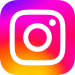 Instagram logo featuring a rounded square with a gradient background of pink, purple, orange, and yellow, and a white outline of a camera in the center.